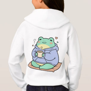 Camiseta de café de rana acogedora – Rana Kawaii