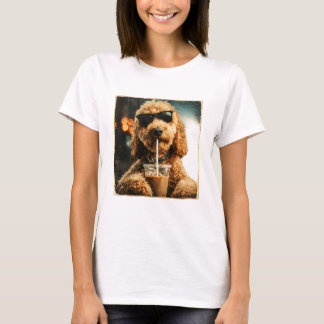 Camiseta de café Goldendoodle