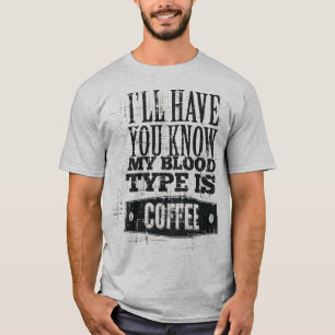 Camiseta de café humorística para hombres