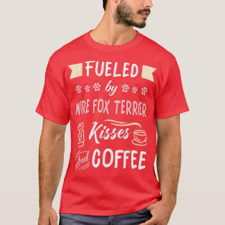 Camiseta De Café Y Besos Terrier De Fox