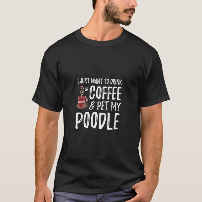 Camiseta De Café Y Carbón Para La Madre Del Perro  (Anverso)
