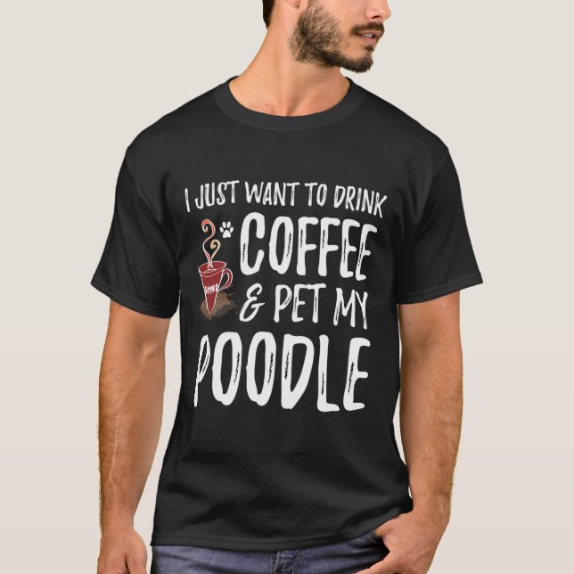 Camiseta De Café Y Carbón Para La Madre Del Perro  (Anverso)