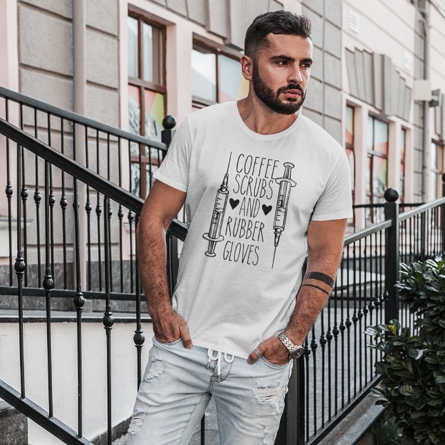 Camiseta de Café y Guantes de Goma (Subido por el creador)