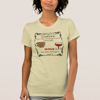 Camiseta Dé café y vino,