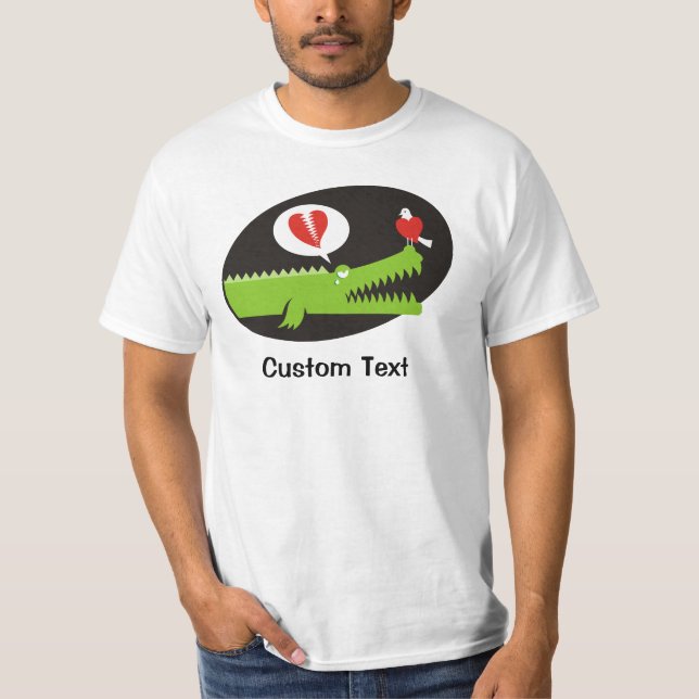 Camiseta de caimán enamorado (Anverso)
