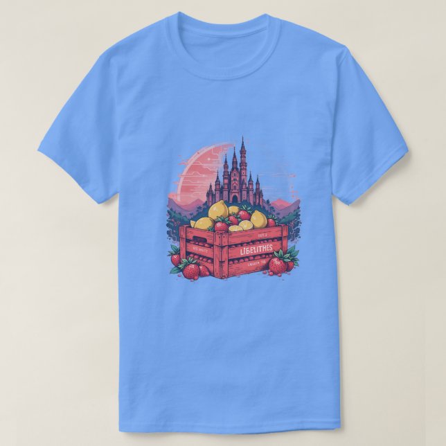 Camiseta de Caja de Frutas Vintage (Diseño del anverso)