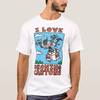 Camiseta de cajas zumbando