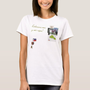 Camiseta de Cajun, Embrassez-moi, suis Ca del je