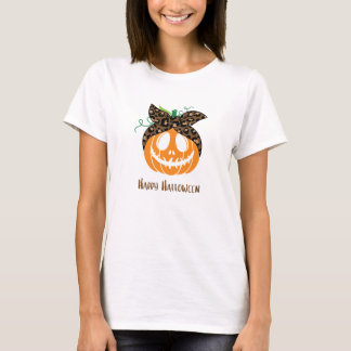 Camiseta de calabaza, camiseta de calabaza colorid