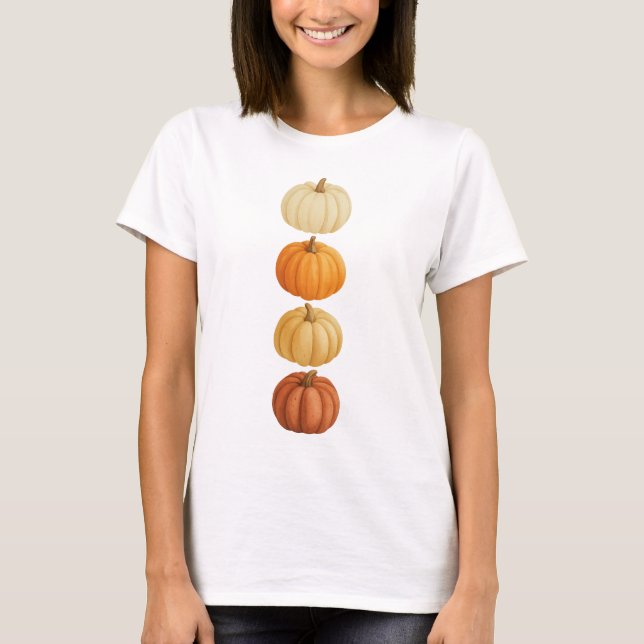 Camiseta de calabaza - Cosmosa cosecha otoño (Anverso)