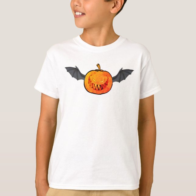 Camiseta de calabaza de Halloween (Anverso)