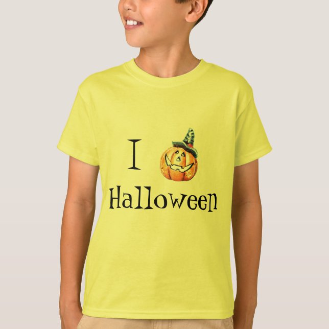 Camiseta de calabaza de Halloween (Anverso)