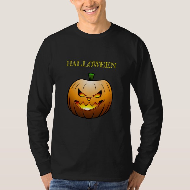 Camiseta de calabaza de Halloween (Anverso)