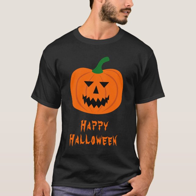 Camiseta de calabaza de Halloween (Anverso)