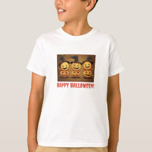 Camiseta de calabaza de Halloween para niños