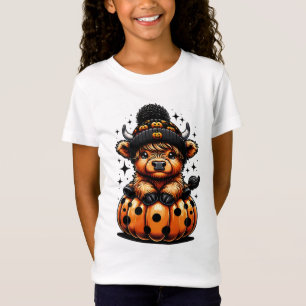 Camiseta de calabaza de Halloween para vacas de la