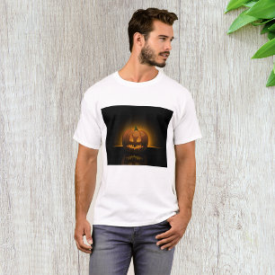 Camiseta de calabaza de Halloween resplandeciente