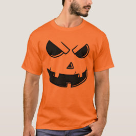 Camiseta de calabaza de la cara de Jack O Lantern 