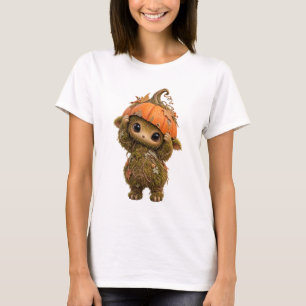 Camiseta de calabaza duende musgo otoño