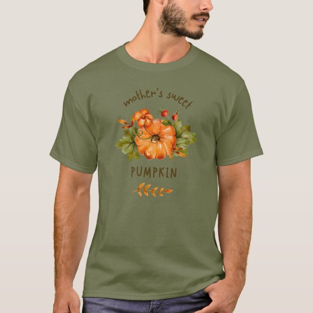 Camiseta de calabaza dulce madre (Anverso)