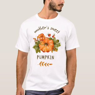 Camiseta de calabaza dulce madre