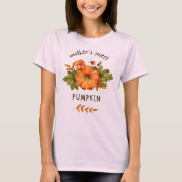 Camiseta de calabaza dulce madre