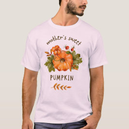 Camiseta de calabaza dulce madre