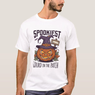 Camiseta de Calabaza Espeluznante Grabado Vintage