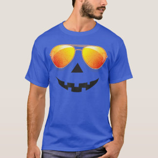 Camiseta de calabaza Gafas de sol de Halloween Tel