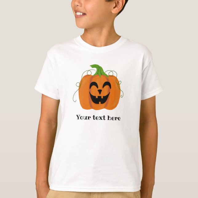 Camiseta de calabaza más fría de Halloween para ni (Anverso)
