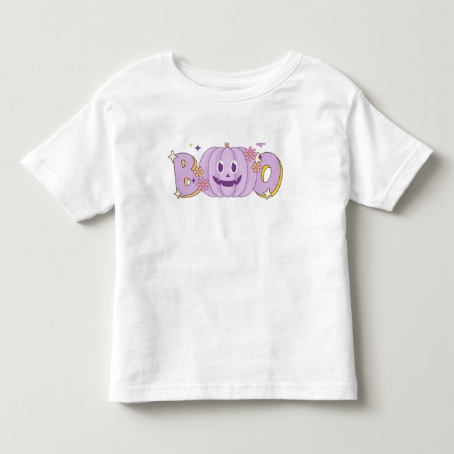 Camiseta de calabaza para niños de Halloween (Anverso)
