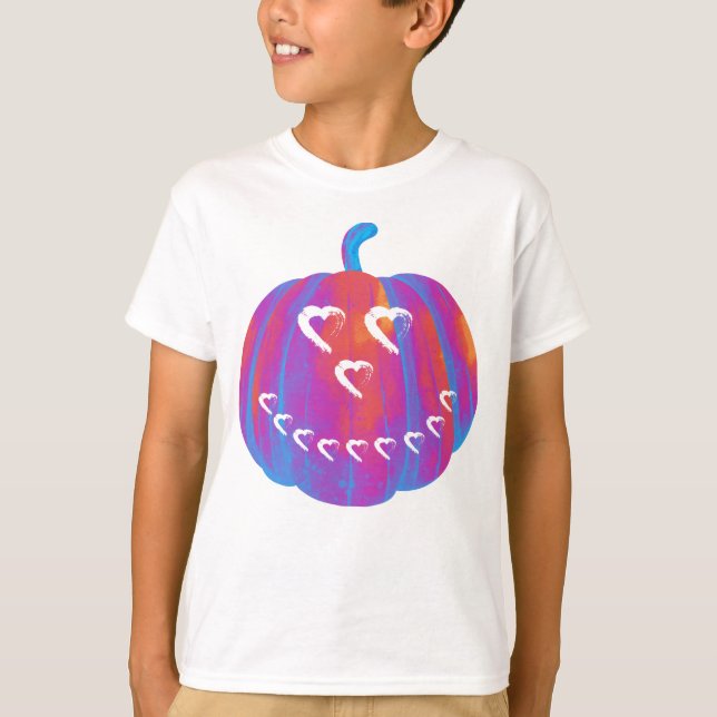 Camiseta de calabaza psicodélica (Anverso)