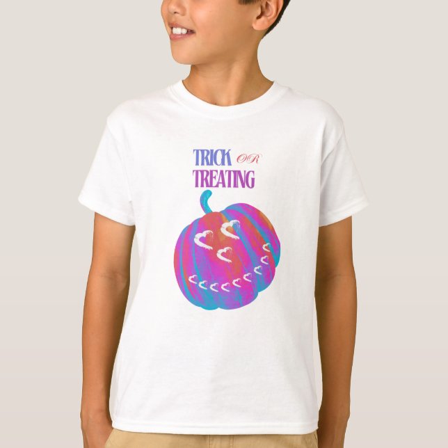 Camiseta de calabaza psicodélica (Anverso)