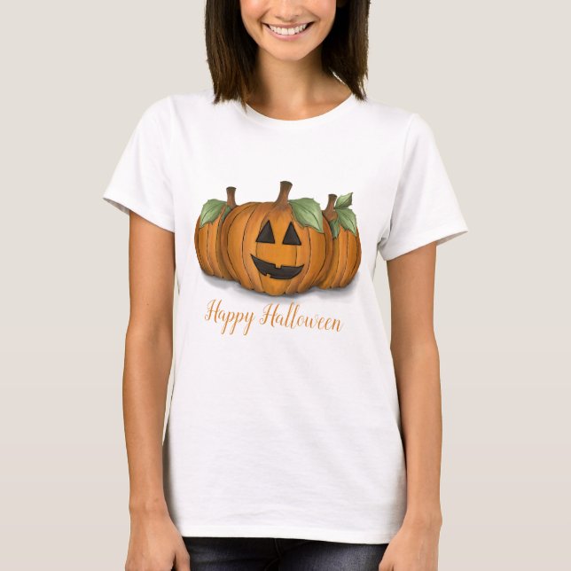 Camiseta de Calabazas Pintadas (Anverso)
