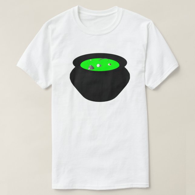 Camiseta de caldero de bruja (Diseño del anverso)