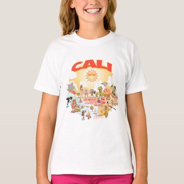 Camiseta de California Beach Life (Anverso)