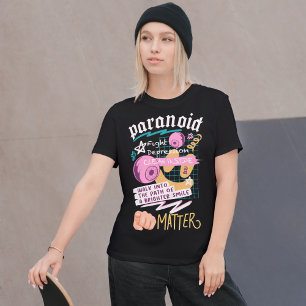 Camiseta de calle paranoica contra la depresión