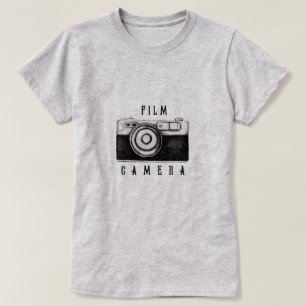 Camiseta de cámara de película
