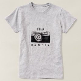 Camiseta de cámara de película