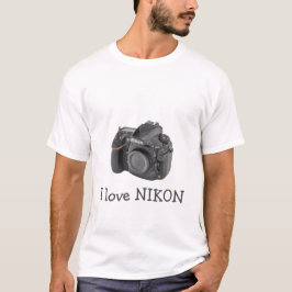 Camiseta de cámara Nikon