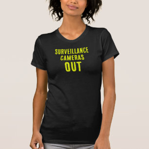 Camiseta de cámaras de vigilancia para mujeres
