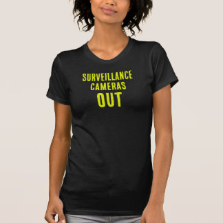 Camiseta de cámaras de vigilancia para mujeres