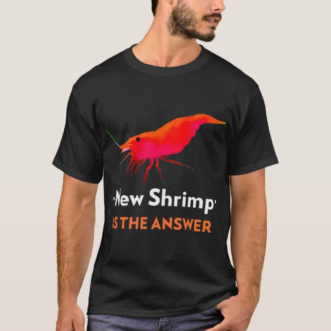 Camiseta de camarón cereza rojo (Anverso)