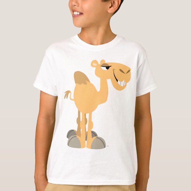 Camiseta de camellos Personalizados sonrientes (Anverso)