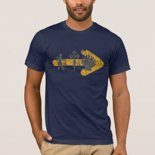 Camiseta de Camino de Santiago (azul)