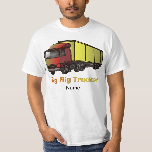 Camiseta de camión Big Rig (Anverso)