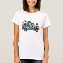 Camiseta de camión de animales de granja para rega