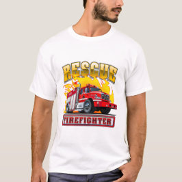 Camiseta de camión de bomberos personalizados