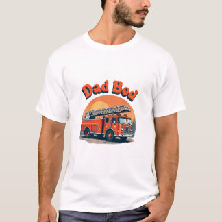 Camiseta de Camión de Fuego de Bod de Papá - Graci