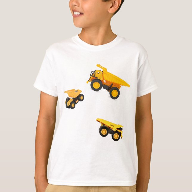Camiseta de camión para niños pequeños (Anverso)